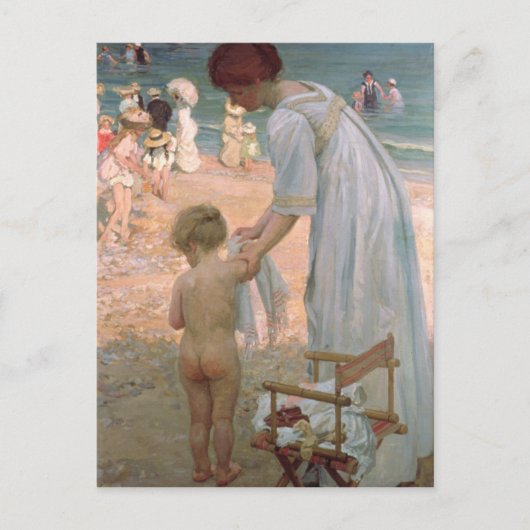 Carte Postale L'Heure De Baignade (Devant)