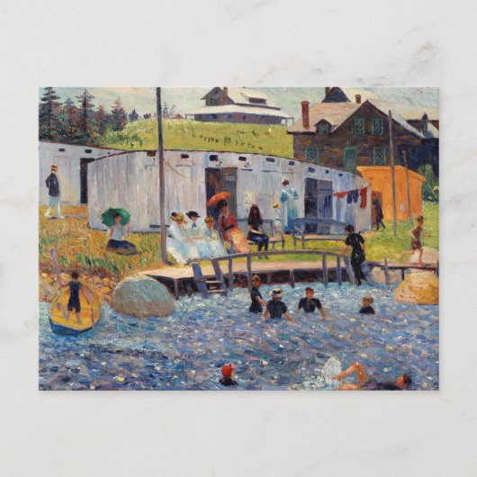 Carte Postale L'heure de la baignade de Renoir Impressionniste P (Devant)