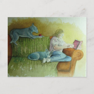 Carte Postale L'Heure De Lecture