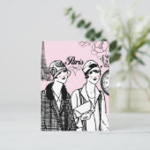 Carte Postale L'heure de Paris (Debout devant)