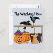 Carte Postale L'Heure De Sorcière (Devant / Derrière)