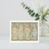 Carte Postale L'Heure Du Jour (Debout devant)