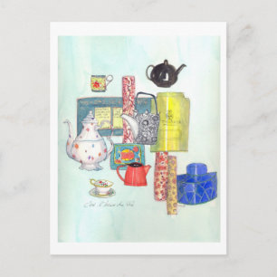 Carte Postale L'heure du thé