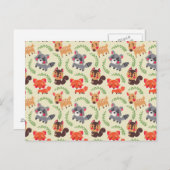 Carte Postale L'heureux ami forestier (Devant / Derrière)