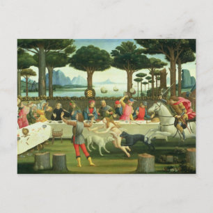 Carte Postale L'histoire de Nastagio degli Onesti