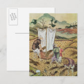 Carte Postale L'histoire du riz (Devant / Derrière)