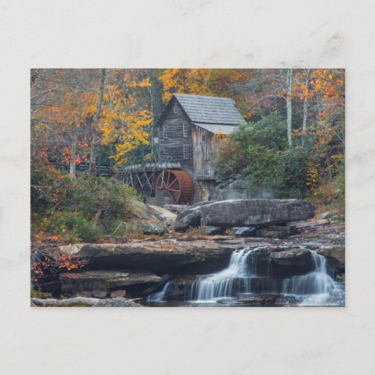 Carte Postale L'Historique Grist Mill Sur Glade Creek (Devant)