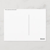 Carte Postale l'hiver (Dos)