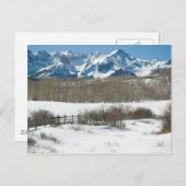 Carte Postale L'hiver à Dallas Divide (Devant / Derrière)