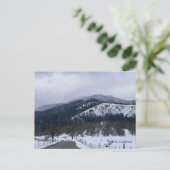 Carte Postale L'hiver à Hayfork, Californie... (Debout devant)