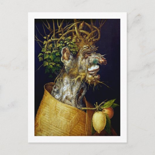 Carte Postale L'hiver, Arcimboldo (Devant)