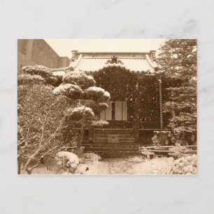 Carte Postale L'hiver au Japon