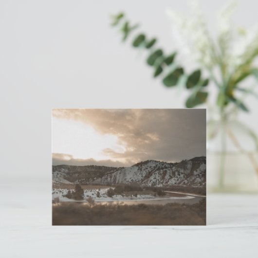 Carte Postale L'hiver dans les Rocheuses (Debout devant)