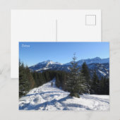 Carte Postale L'hiver des Tatras (Devant / Derrière)