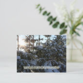 Carte Postale L'hiver en Finlande (Debout devant)