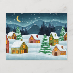 Carte Postale L'hiver en ville