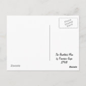 Carte Postale L'homme chié par Francisco Goya 1798 (Dos)