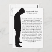 Carte Postale L'homme dans l'arène (Devant / Derrière)