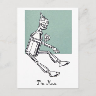 Carte Postale L'Homme de fer-blanc du livre Le Magicien d'Oz