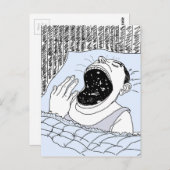 CARTE POSTALE L'HOMME ET LES COSMOS (Devant / Derrière)