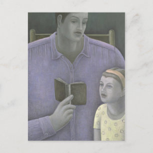 Carte Postale L'homme lit à Girl 2003