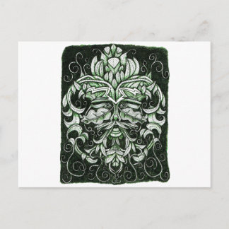 Carte Postale L'homme vert