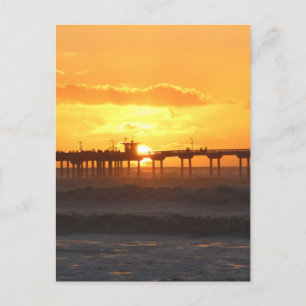 Carte Postale L'homologue californien au coucher du soleil