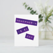 Carte Postale L'homophobie est si gay II (Debout devant)
