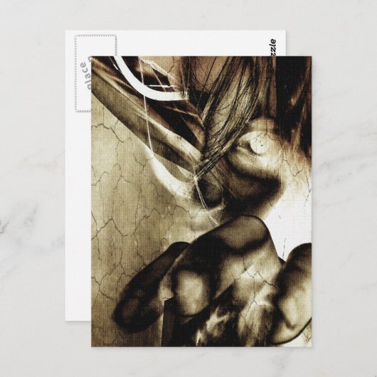 Carte Postale L'horreur d'atteindre (Devant / Derrière)