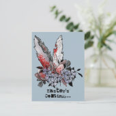 Carte Postale L'horreur du lapin de Pâques (Debout devant)