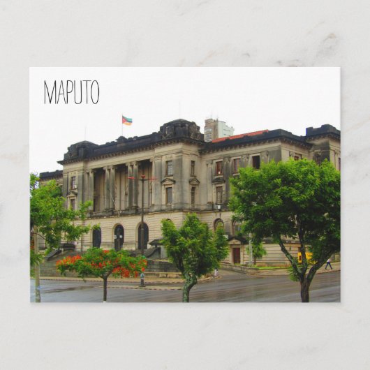 Carte Postale l'hôtel de ville de mozambique (Devant)
