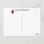 Carte Postale L'Humour de Thanksgiving (Dos)