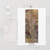 Carte Postale L'Hydra Par Gustav Klimt (Devant / Derrière)
