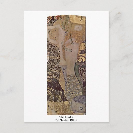 Carte Postale L'Hydra Par Gustav Klimt (Devant)