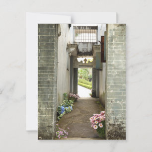 Carte Postale Li Garden Series - Le chemin floral