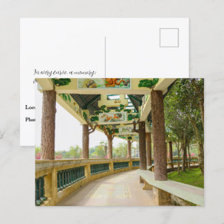 Carte Postale Li Garden Series : Où la nature rencontre l'art