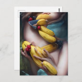 Carte Postale L'IA bizarre est partie bananes (Devant / Derrière)