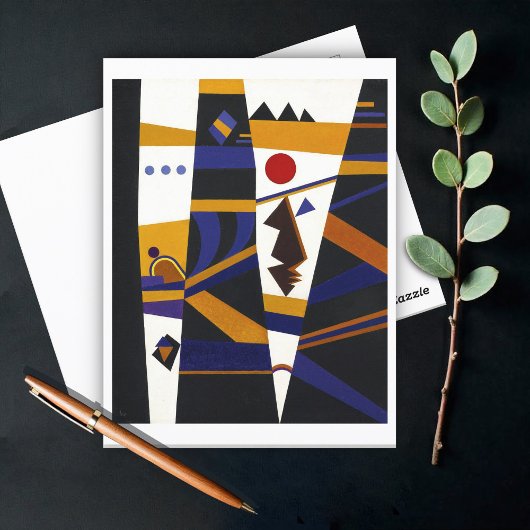 Carte Postale Liaison par Kandinsky, 1932
