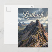 Carte Postale Liathach Écosse (Devant / Derrière)