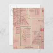 Carte Postale Liban, Boone Co avec Arcadia, Zionsville (Devant / Derrière)