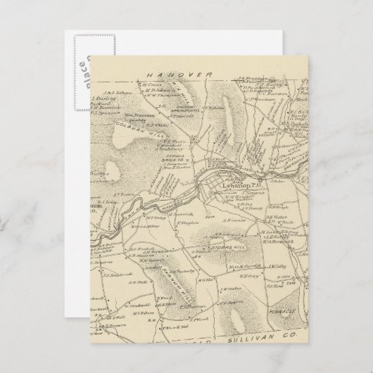 Carte Postale Liban, Grafton Co (Devant / Derrière)