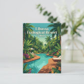 Carte Postale Libassa Ecological Resort Libéria (Debout devant)