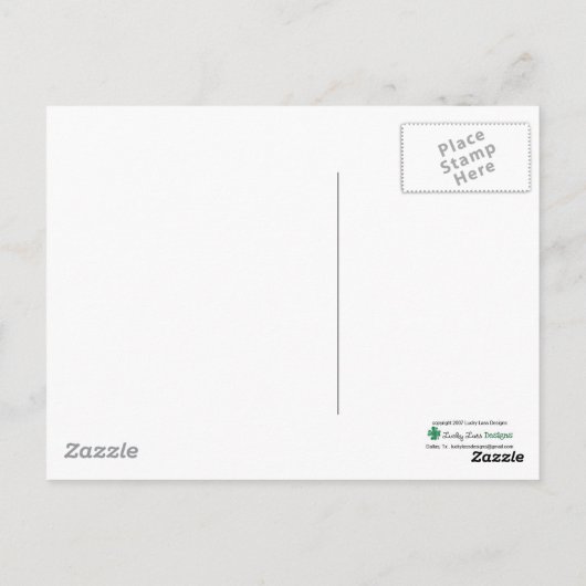 Carte postale Libellule (Dos)