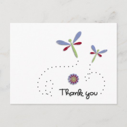 Carte postale Libellule (Devant)