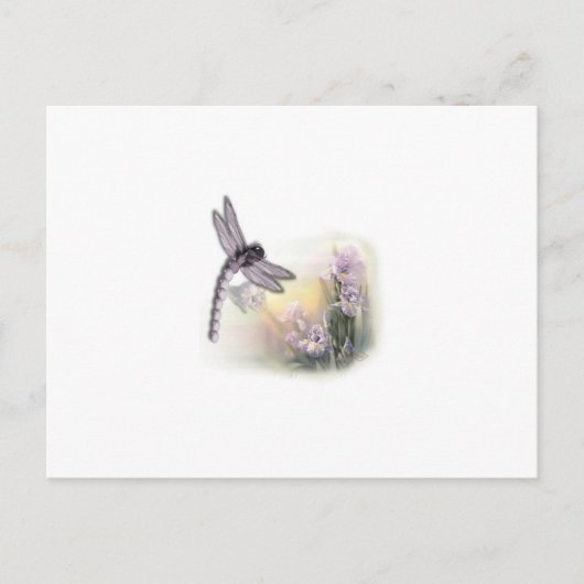 Carte Postale libellule (Devant)