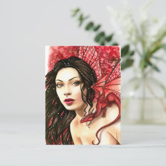 Carte Postale libellule (Debout devant)