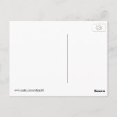 Carte Postale libellule (Dos)