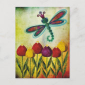 Carte Postale libellule (Devant)