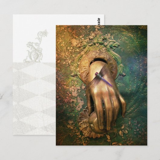 Carte Postale libellule de Bijoux (Devant / Derrière)