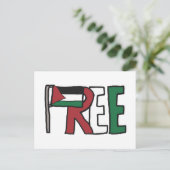Carte Postale Libérer la Palestine (Debout devant)